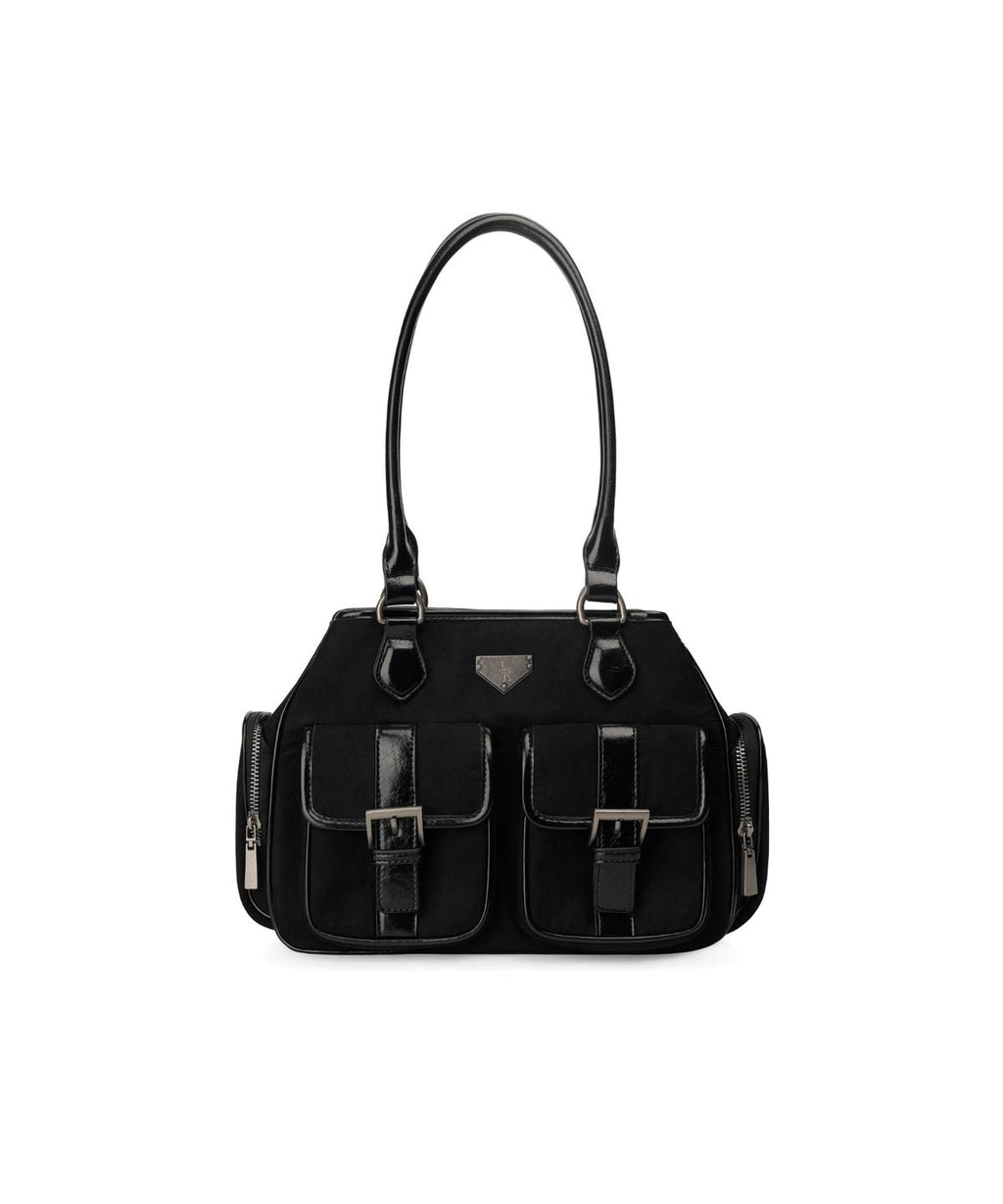 レザー リー(LEATHERY)マルチポケットスエードショルダーバッグ(BLACK)を選ぶポイントと使い方ガイド
