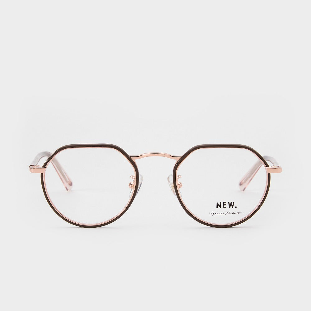 NEW.eyewear BISHOP C3 Charcoal Grey Rose Gold 48size(SKU:62257) — 特徴と選び方ガイド
