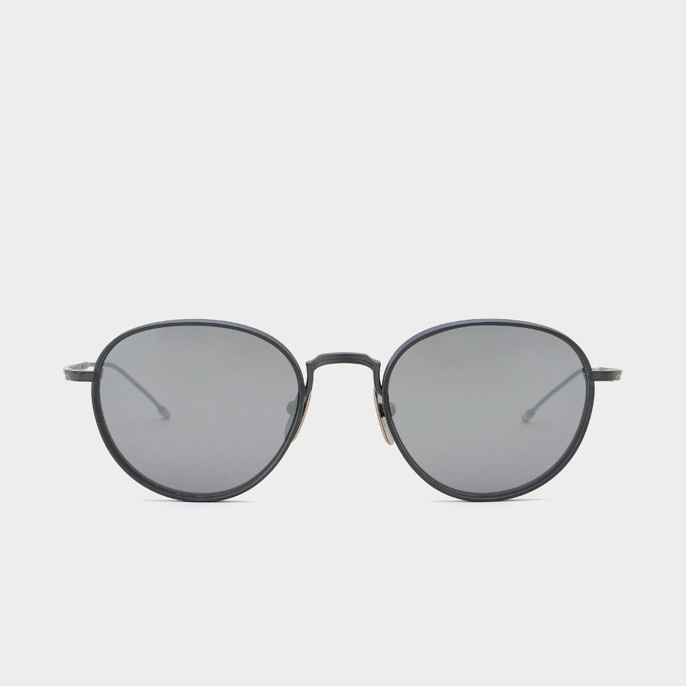 THOM BROWNE UES119A BLACK CHARCOAL(シルバーミラー)解説ガイド