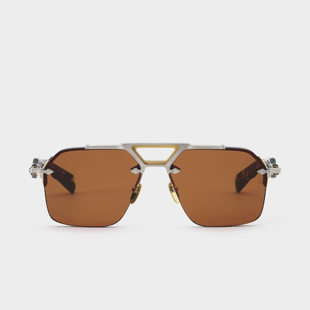 ✨未使用✨JACQUES MARIE MAGE ゴールドシルバー サングラス 2b64b730495f3f417928f5fa747456