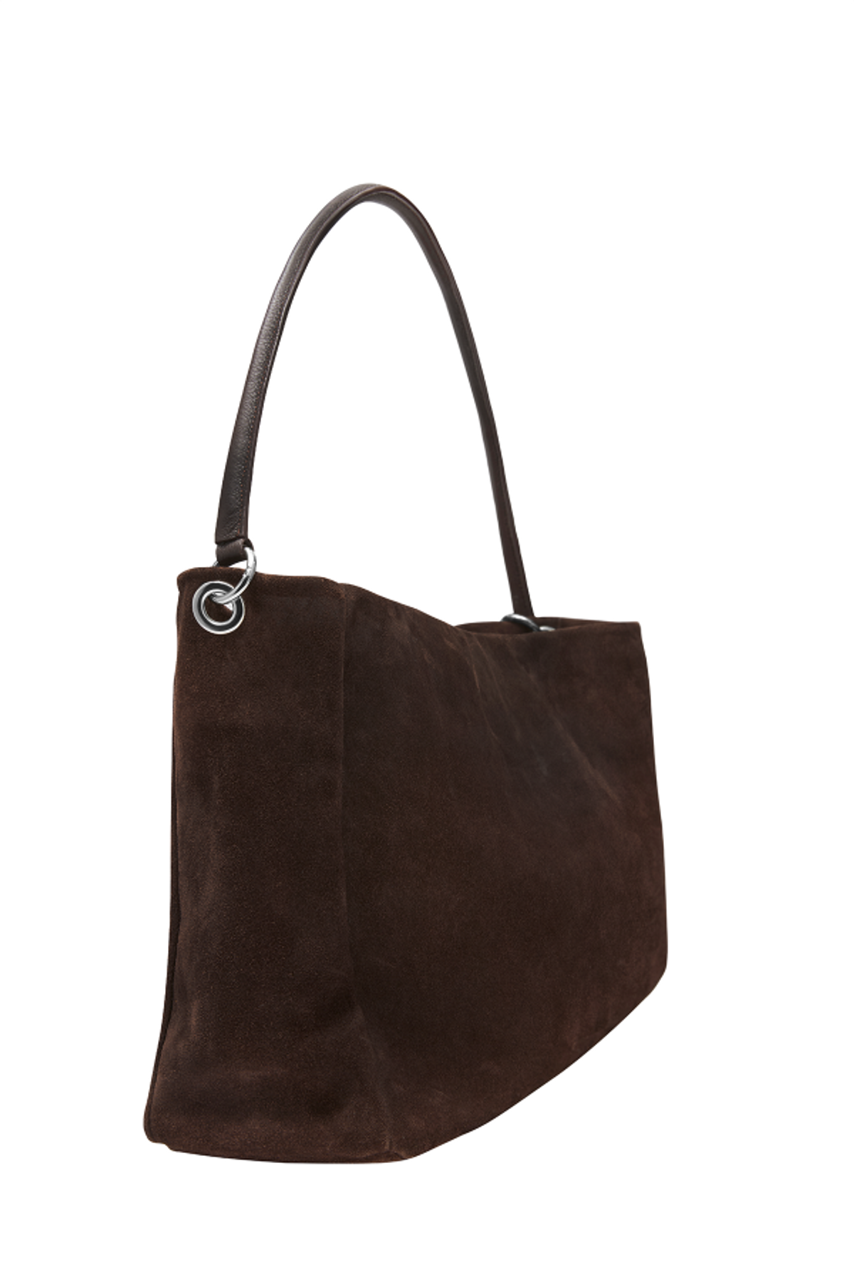【DEINET】 SUEDE BIG BAG IN BROWN 韓国人気 ダイネット 正規品] DEINET ダイネット(DEINET) DEINET SUEDE BIG BAG IN