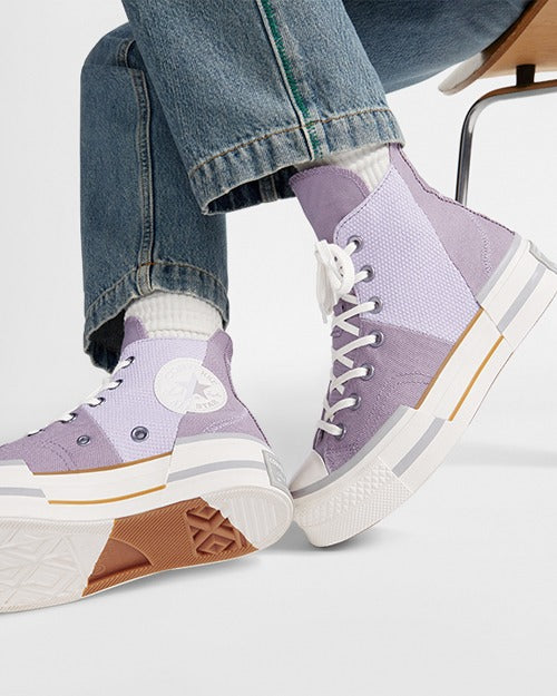 正規品] converse チャック70プラスカラーブロックルシッドライラック